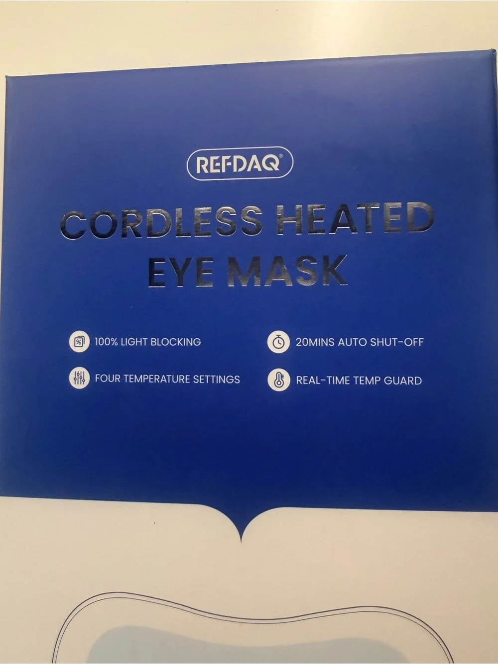 REFDAQ Cordless Heated Eye Mask - Blue